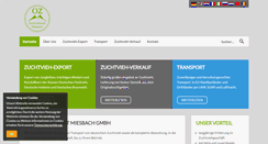 Desktop Screenshot of fleckvieh-export.de
